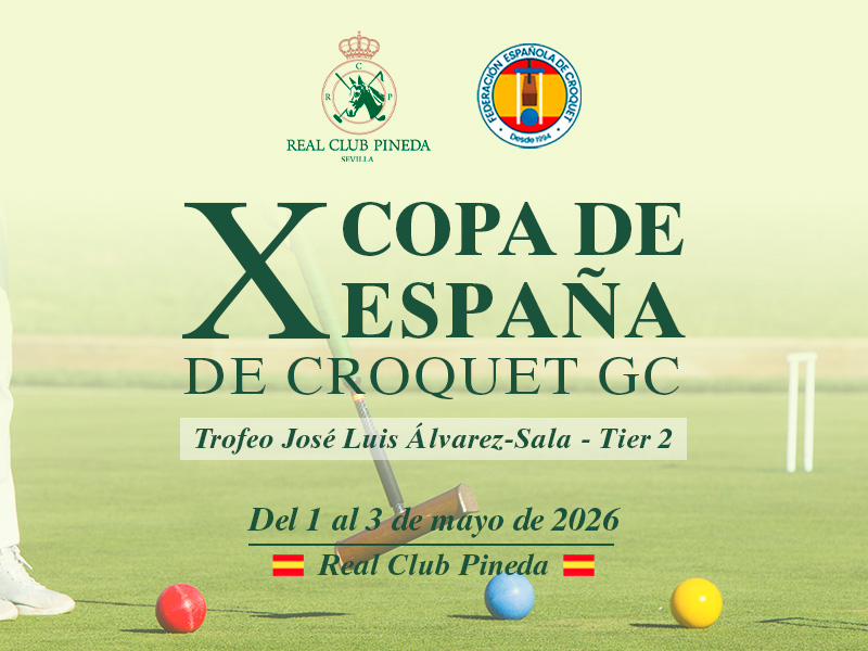 Pineda acoge la X Copa de España de Croquet GC