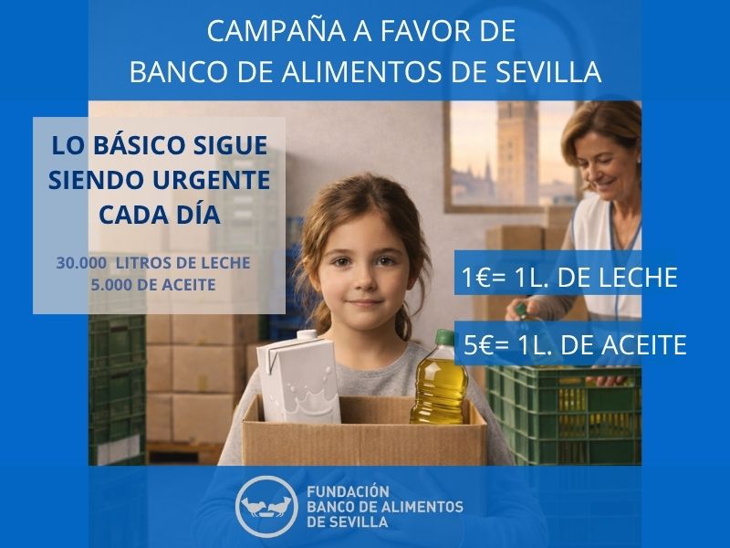 El Banco de Alimentos y el Foro FISE se unen de nuevo en una campaña solidaria