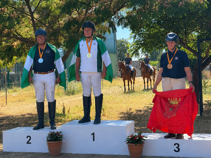 Ignacio Bonet, Subcampeón de España de TREC Veteranos