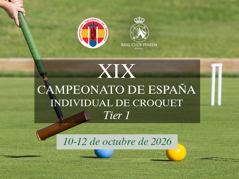 XIX Campeonato de España Individual de Croquet GC – Tier 1