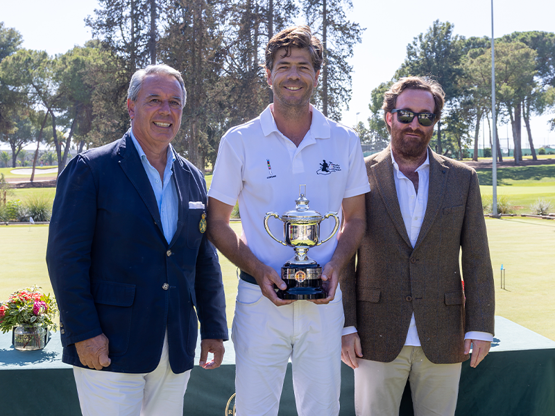 Álvaro Cañas Bartivas, nuevo campeón de España de Croquet Tier 1 en Pineda