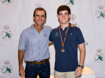 3º clasificado junior masculino junto a Tomás Fernández