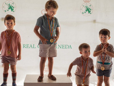 Pódium Pre-Benjamín masculino