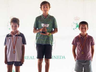 Pódium Alevín masculino