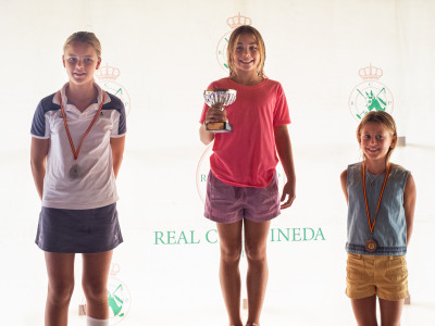 Pódium Alevín femenino