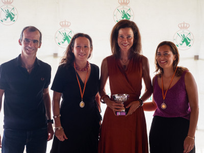Pódium Veteranos femenino